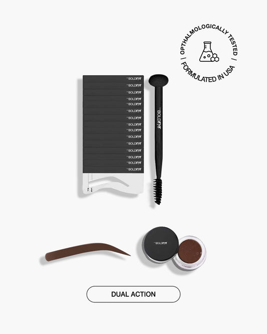 Brow Luxe Trio™ Brow Brush, Pomade & Stencils