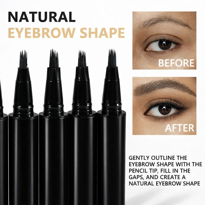4D Multi Brush Precision Double Ended Brow Pen