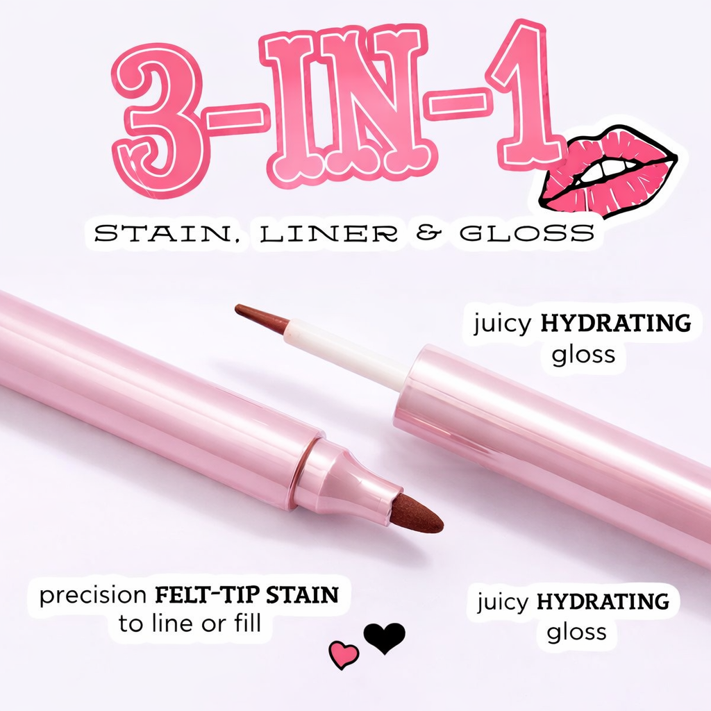 Z Lip Stain Marker & Juicy Lip Gloss