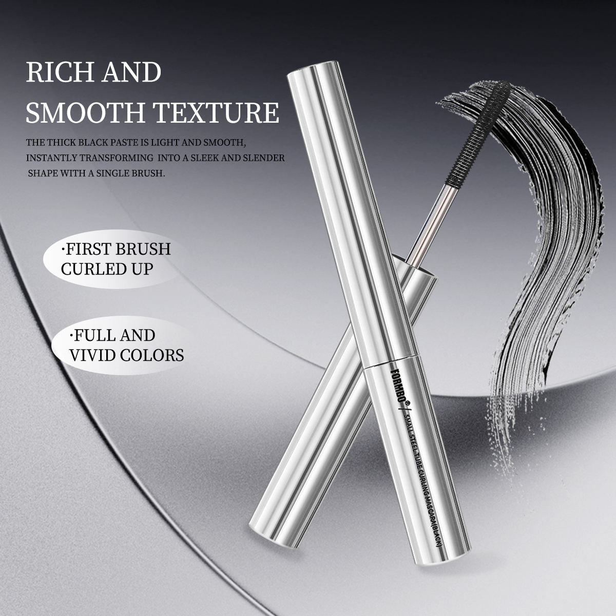 3D Volume Non-Clumping Slim Iron Wand Mascara