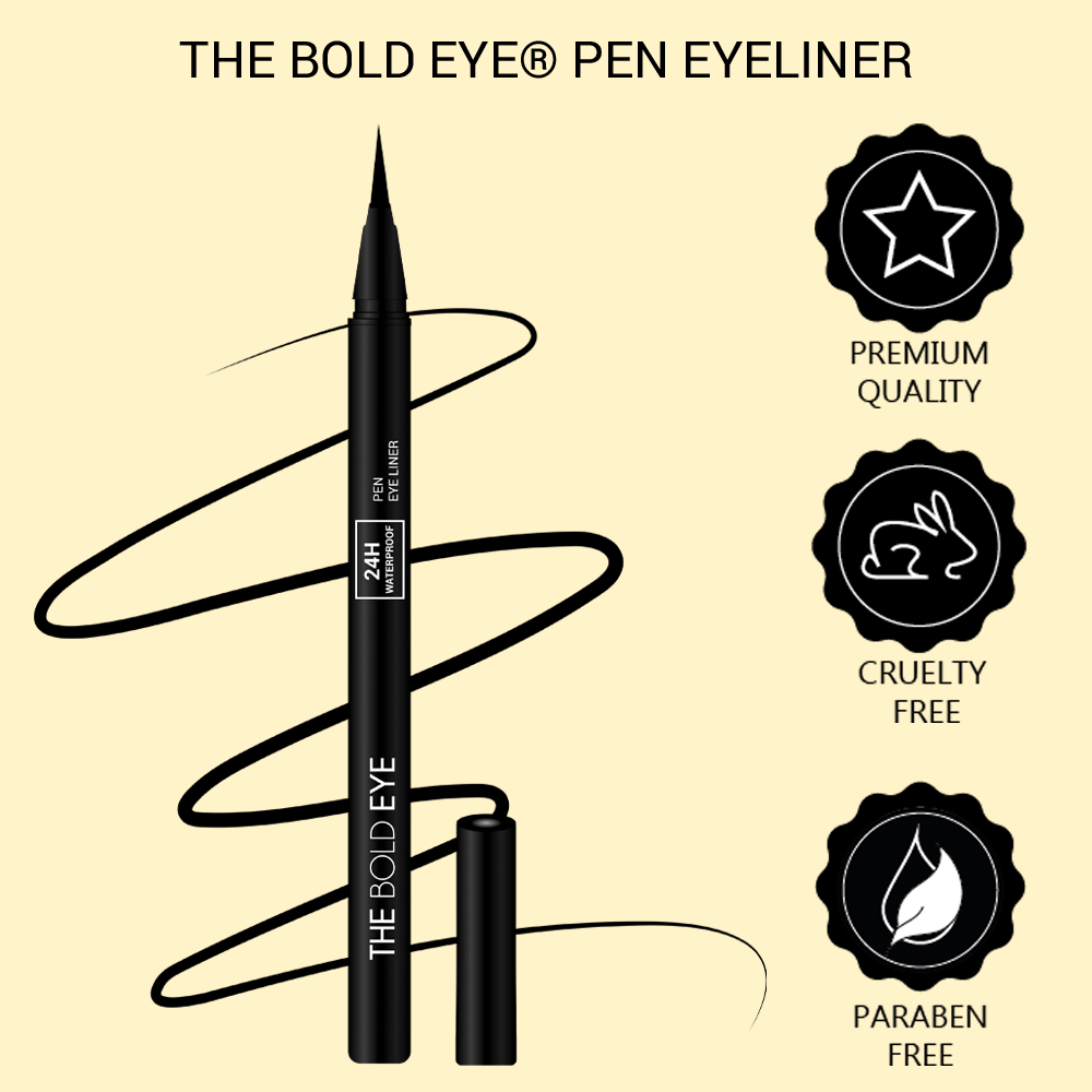 The Bold Eye® Hyper Long-Lasting Matte Pen Eyeliner