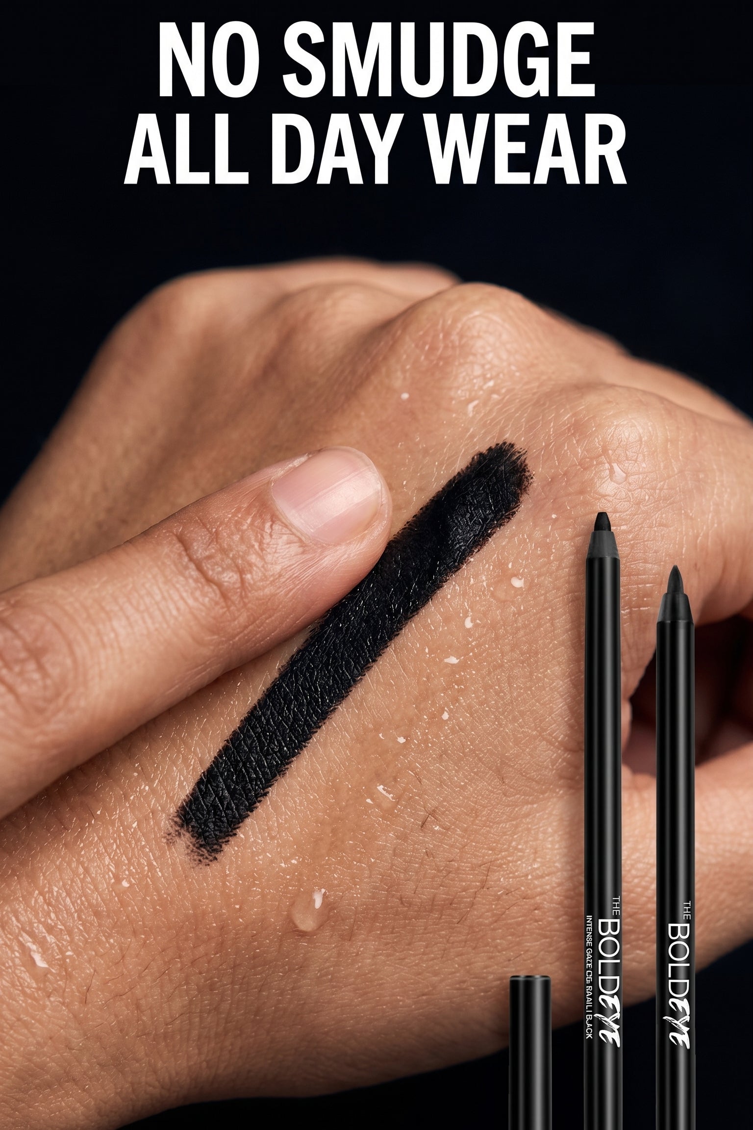 Intense Gaze Gel Kajal | Carbon black Free | Jet Black |1g