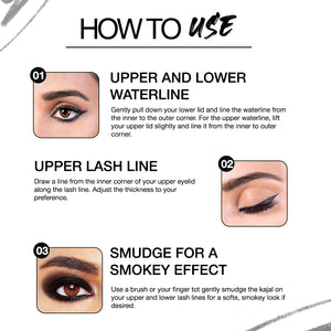 Intense Gaze Gel Kajal | Black | 1g